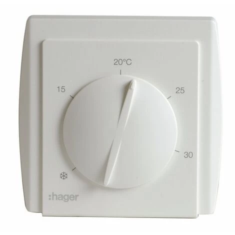 Thermostat Simple à Membrane 54185 - HAGER : 54185 1 Thermostat Simple à Membrane 54185 - HAGER : 54185