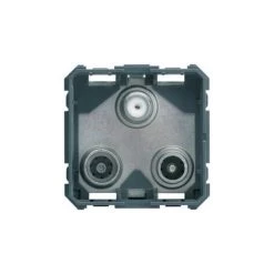 Prise TV+FM+SAT 1 Entrée Gallery - 2 Modules - WXF256 - Hager