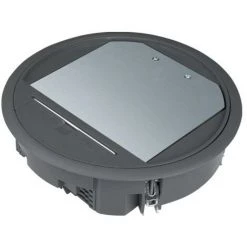 Boîte Sol Ronde 12 Mod Noire - GOULOTTE HAGER VR06059005