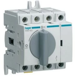 Inter Coupure Appar 4P 32A - APPAREILLAGE DE TETE HAGER HAB403