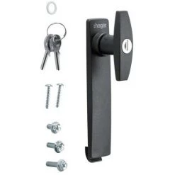 Bouton Verrou Clé 455 IP5-6 - ENVELOPPES HAGER FZ527