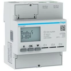 COMPTEUR MONO 80A X3 AGARDIO - GESTION DU BATIMENT HAGER ECA180T