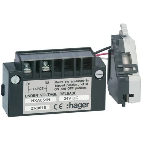 BMT Ret.x160-x250 24V DC - APPAREILLAGE DE TETE HAGER HXA051H 2 BMT Ret.x160-x250 24V DC - APPAREILLAGE DE TETE HAGER HXA051H – Image 2