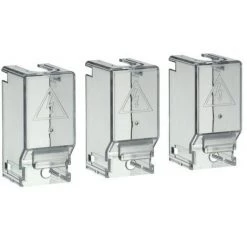 Capot Cache Borne 3P Inter 200 - APPAREILLAGE DE TETE HAGER HZC203