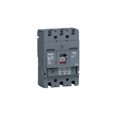 Disj.h3+P250 LSI 3x250A 70kA - APPAREILLAGE DE TETE HAGER HET250JR 1 Disj.h3+P250 LSI 3x250A 70kA - APPAREILLAGE DE TETE HAGER HET250JR