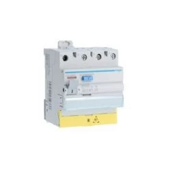 Inter Dif 3P+N 25A 30mA HI BD - INTER. DIFF. TETRA. HAGER CDH825F
