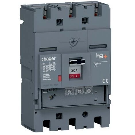 Disj.h3+P250 LSNI 3x250A 50kA - APPAREILLAGE DE TETE HAGER HMT250GR 2 Disj.h3+P250 LSNI 3x250A 50kA - APPAREILLAGE DE TETE HAGER HMT250GR – Image 2