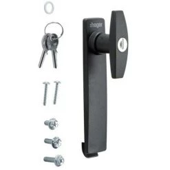 Bouton Verrou Clé 1242E IP5-6 - ENVELOPPES HAGER FZ507