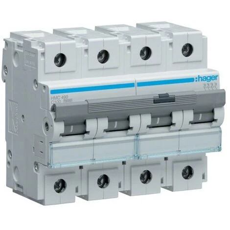 Disj.4P 15kA C-100A 6m - DISJONCTEURS MULTI. HAGER HMC490 1 Disj.4P 15kA C-100A 6m - DISJONCTEURS MULTI. HAGER HMC490