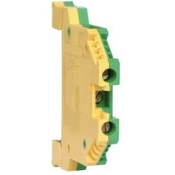 Borne Vert-jaune 2 5mm² - CONNEXION HAGER KXA02E