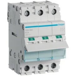 Interrupteur 3P 80A - COMMANDE SIGNAL HAGER SBN380