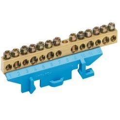 BARRETTE NEUTRE 6X16+7X1OMM - CONNEXION HAGER KM13N