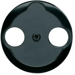 1930 Enjo Prise TV + FM Noir - APPAREILLAGE MURAL 1930 HAGER WMV741N