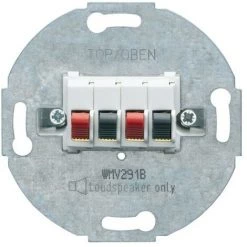 1930 Prise HP Double Blanc - APPAREILLAGE MURAL 1930 HAGER WMV291B