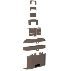 Té, Dérivation, 3D M - MOULURES PLINTHES HAGER ATA205088014