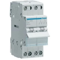 Inverseur 2P 32A, Amont,I-0-II - COMMANDE SIGNAL HAGER SFT232