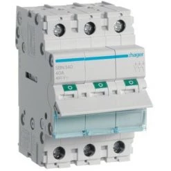 Interrupteur 3P 40A - COMMANDE SIGNAL HAGER SBN340