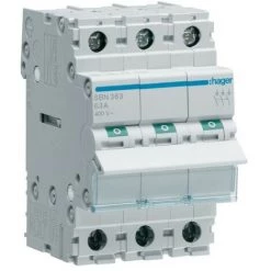 Interrupteur 3P 63A - COMMANDE SIGNAL HAGER SBN363
