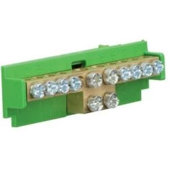 BARRETTE TERRE 2X16+8X1OMM - CONNEXION HAGER KM10E