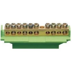 BARRETTE TERRE 5X16+5X1OMM - CONNEXION HAGER KM10B