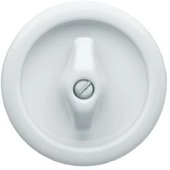 1930 Enjo+manette Porcel Blanc - APPAREILLAGE MURAL 1930 HAGER WMV781B