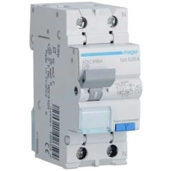 Disjoncteur Différentiel Hager 1P+N 30MA 16A ADC916H
