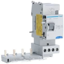 Hager Blocage Différentiel 4P 25A 300mA AC 2 Modules BF426N