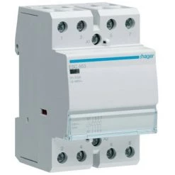 Contacteur Hager 63A 4NA 230VAC STD 3 Modules ESC463
