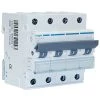Interrupteur Magnétothermique Hager 4P 16A 4.5 KA C 4 Modules MYN416