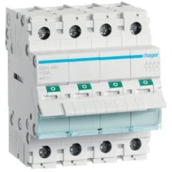Hager Sectionneur 4 Pôles 100A 4 Modules SBN490