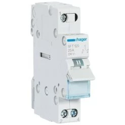 Commutateur Hager 1-0-2 1 Pôle 25A 1 Module SFT125