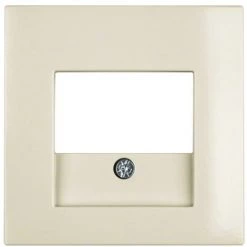 HAGER S1 ? PLAQUE CENTRALE PRISE TAE GLOSS BLANC