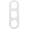 HAGER R. CLASSIC ? CADRE RCLASSIC 3 ÉLÉMENTS BLANC POLAIRE BRILLANT