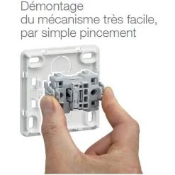 Prise RJ45 Catégorie 6 UTP WJC220 Ateha Complet HAGER -France HAGER Soldes Boutique 1511097 3