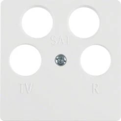 HAGER ? PLAQUE CENTRALE TVFM 4594 MODUL/ARSYS/K1/S1 BLANC POLAIRE