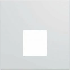 Enjoliveur Prise RJ45 Gallery Sans Porte-étiquette 2 Modules Pure / Hager