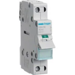 Module Dinterrupteur Gris 16 A 230 V Hager SBN116