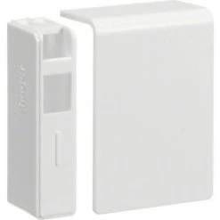 HAGER SL2005569010 Système De Plinthe électrique Tehalit Embout Dextrémité Blanc Pur (RAL 9010) - Blanc Pur (RAL 9010)