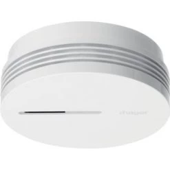 HAGER TG600AL 10 JAHRES RAUCHWARNMELDER BLANC - RAUCHWARNMELDER AVEC KLEINER BAUGRÖßE NACH DIN EN 14604 AVEC ZUSÄTZLICHER ZERTIF