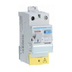 HAGER Interrupteur Différentiel Type HI 1P+1N 25A 30mA à Bornes Décalées