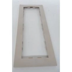 Plaque 3 Postes KALLYSTA POP Verticale Entraxe 57 Coloris Lin HAGER WKN447