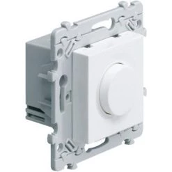 HAGER Variateur Poussoir Essensya Blanc