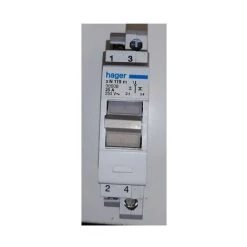 Hager 30008 Disjoncteur 1P 25A - Gris