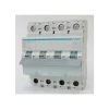 Disjoncteur 4P 6-10kA Courbe B 63A 4 Modules HAGER NEN463