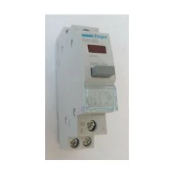 Bouton Poussoir 2F Impulsion + Voyant Rouge 230VAC HAGER SVN432