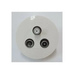 Ateha Prise TV + FM + SAT 1 Câble Associable HAGER WJA256