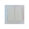 Cubyko 2 Touches KNX Coloris Blanc HAGER WNT944B
