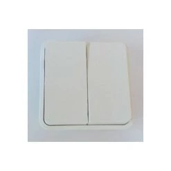 Cubyko 2 Touches KNX Coloris Blanc HAGER WNT944B