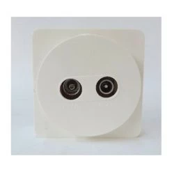 Ateha Prise TV + FM Directe Complet HAGER WJC253