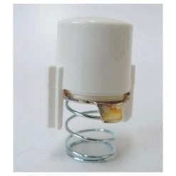 1930 Enjoliveur De Poussoir à Voyant E10 Blanc HAGER WMV783B